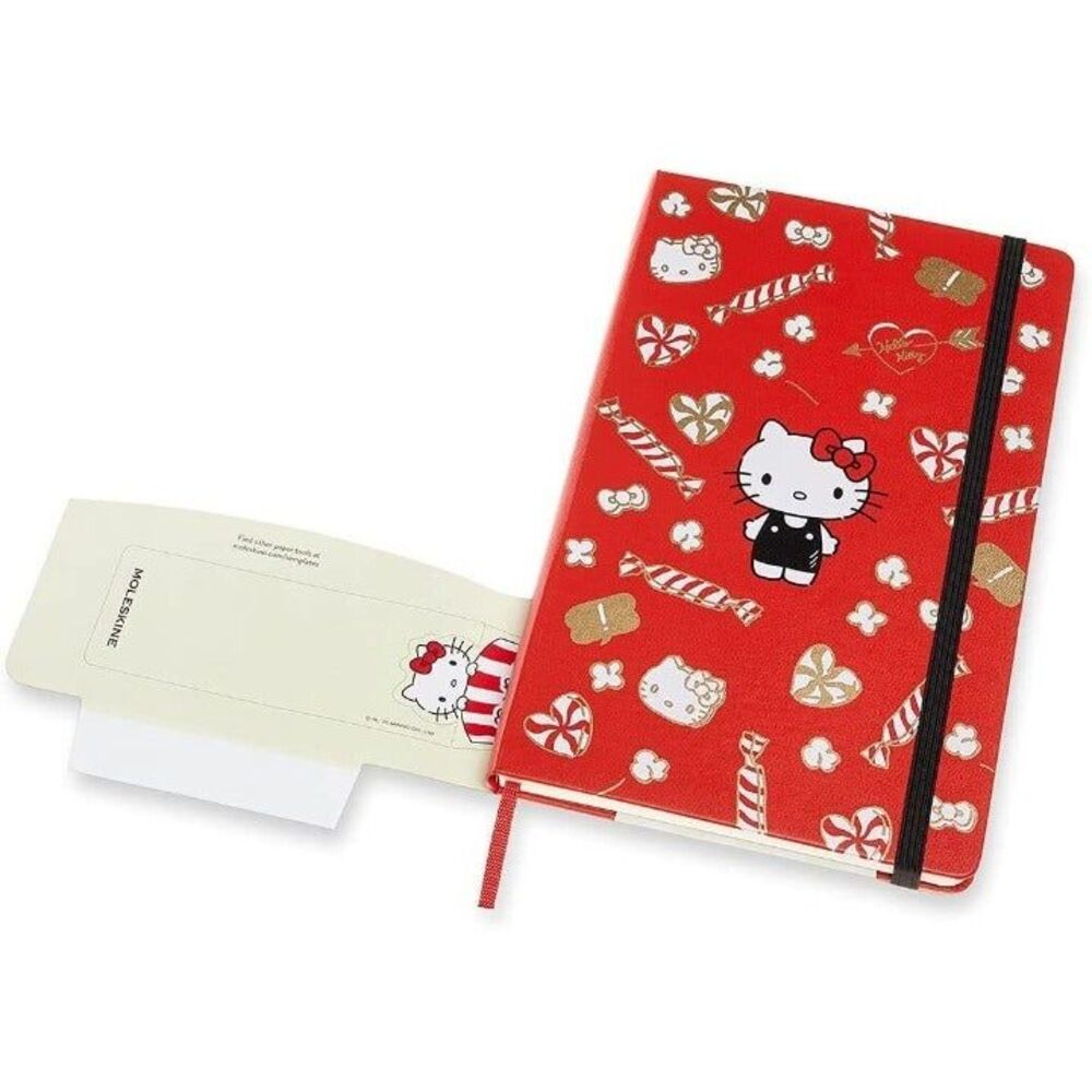 MOLESKINE Limited Edition Hello Kitty Notebook, Red, Ruled, Hard Cover - Picture 2 of 6